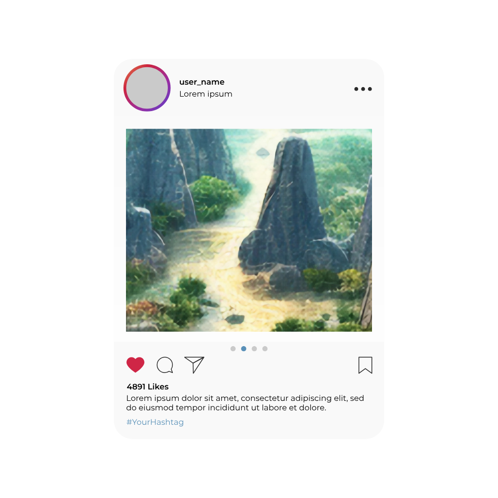 Postagens de carrossel (várias fotos)