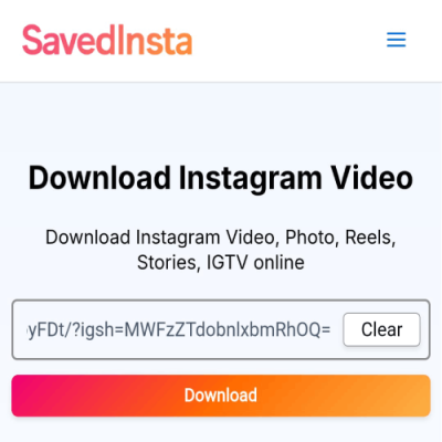 Instagram Fotoğraf Bağlantısını Yapıştır